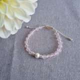 Bracelet quartz rose