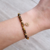 Bracelet Oeil de Tigre 4mm