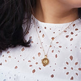 Collier ROSE  -  Fleur de Juin