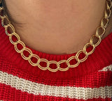 Collier double maille